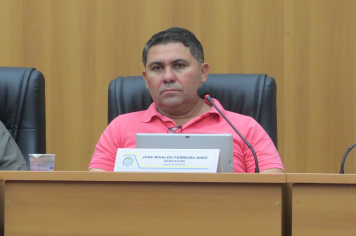 Vereador Nivaldo pede melhorias urbanas na 9a Sessão Ordinária da Câmara deste ano
