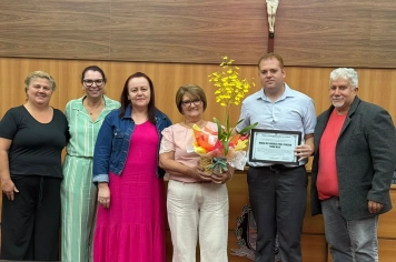 Câmara Municipal prestou homenagem à Maria de Lourdes Pires Perecin (Dona Milú) 