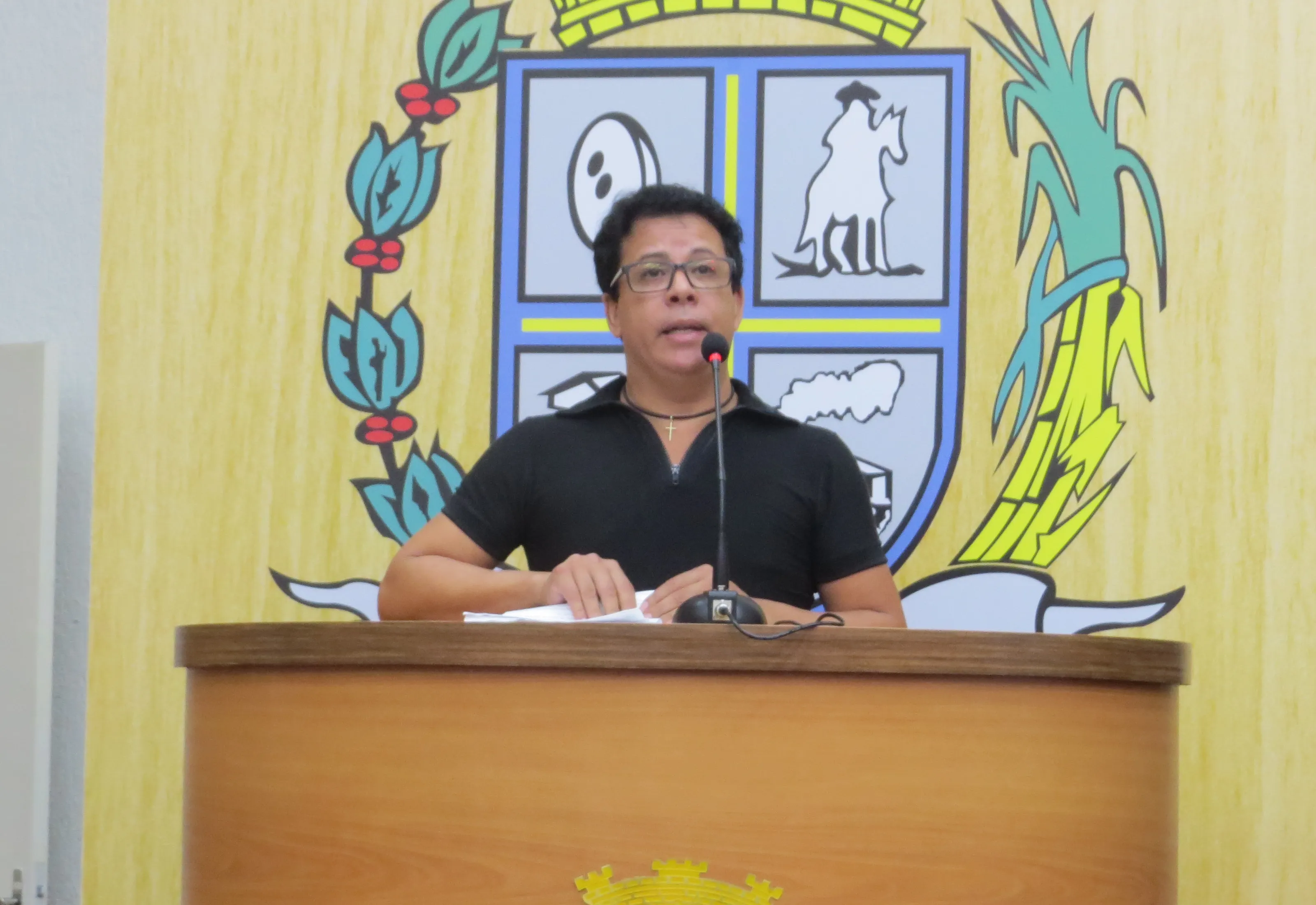 Professor Geraldo reitera pedido para obras de contenção da calha do Tijuco Preto próximo à Escola do Cambará