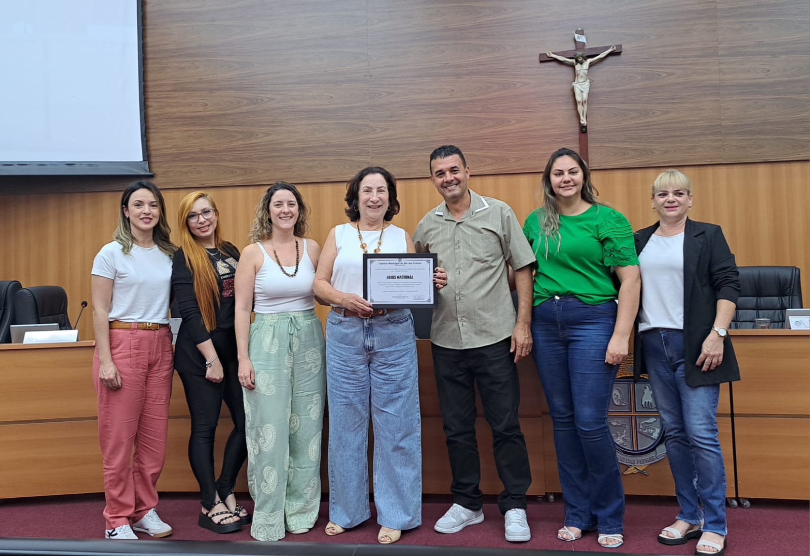 Lojas Nacional recebe Moção de Congratulações e Aplausos na Câmara de Rio das Pedras