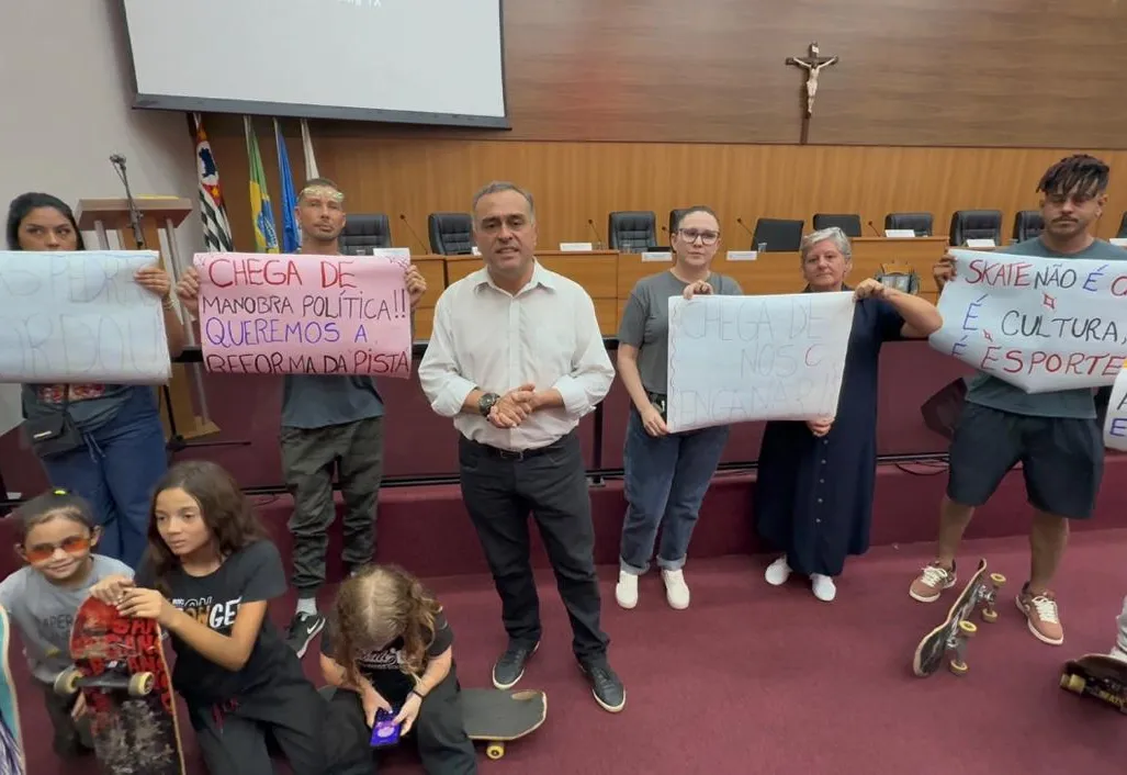 Pastor Emerson apresentou Indicação em Plenário para reforma e revitalização da pista de skate